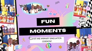 FUN MOMENTS AT THE 21ST PREPRIMARY GRADUATION CEREMONY [upl. by Ilamad782]