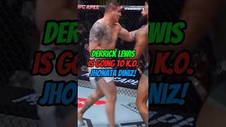 DERRICK LEWIS IS GOING TO HAVE NO PROBLEM KNOCKING OUT JHONATA DINIZtrending youtubeshorts fyp [upl. by Culhert]