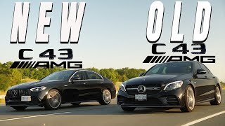 Drag Race And Comparison New Mercedes C43 W206 vs Old Mercedes C43 W205 Worth the upgrade [upl. by Zandra]