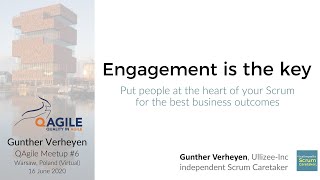 Gunther Verheyen shares how quotEngagement Is The Keyquot at QAgile Meetup 6 [upl. by Drue]