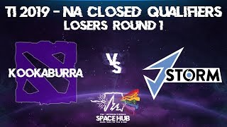 Kookaburra vs JStorm Game 2  TI9 NA Regional Qualifiers Losers Round 1 [upl. by Scibert561]