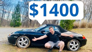 I BOUGHT THE CHEAPEST MODERN RUNNING AND DRIVING PORSCHE IN THE COUNTRY AGAIN 1400 49k miles [upl. by Yttel]