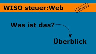 Steuererklärung mit dem WISO steuerWeb [upl. by Yeoj924]