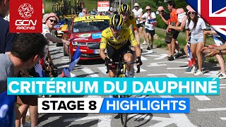 Dominance At The Top Of The GC  Critérium Du Dauphiné 2022 Stage 8 Highlights [upl. by Shere124]