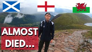 I Try The National Three Peaks Challenge Ben Nevis Scafell Pike Mount Snowdon Gone Wrong [upl. by Anahsak]