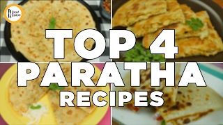 4 Must Have Parathas Aloo Ka Paratha Chicken Cheese Paratha Muli Ka Paratha and Pizza Parata [upl. by Kotta703]