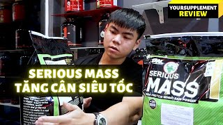 Thoát GẦY với SERIOUS MASS  Sữa Tăng Cân từ Optimum Nutrition  Mass ON   Supplement Review 28 [upl. by Nyahs332]