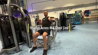 How To Use The Matrix Converging Chest Press [upl. by Iahcedrom761]