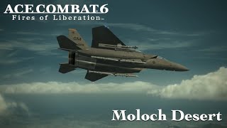 Ace Combat 6 Mission 11  Moloch Desert  One Day One Mission [upl. by Nie614]