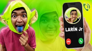 ☎️Llamada divertida de LARÍN Jr  LARÍN Jr ESTA AL TELEFONO📱  LARÍN te esta llamando😜 [upl. by Peyton]