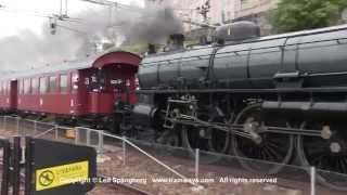 SJ steam class F 1200 and B 1316 [upl. by Ocicnarf]