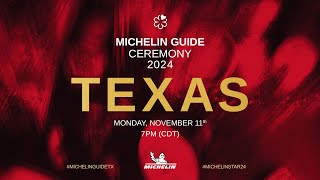 MICHELIN Guide Ceremony Texas 2024 [upl. by Trygve605]