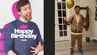 Sodapoppin Unveils Birthday Presents from His Squad [upl. by Prem]