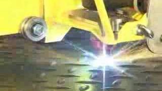 Tread Plate Plasma Cut with Torch Height Control [upl. by Mcquillin]