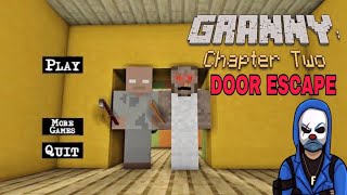 Mindcraft Granny Chapter 2 Door Escape Full Gameplay Video 😮😱 [upl. by Lunsford]