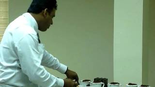 Dilan Wijesekera tea taster from Colombo in Action [upl. by Quackenbush]