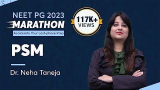 NEET PG Revision Marathon PSM by Dr Neha Taneja  PrepLadder NEET PG [upl. by Llenyr264]