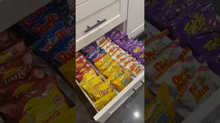 SATISFYING All Chips Restock asmr restockandrefill asmrsounds shorts snacks [upl. by Aihsekin]