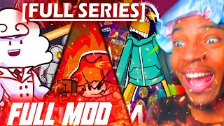 THE FULL MOD IS OUT AND ITS GREAT Whitty vs Boyfriend Fire Fight Friday Night Funkin Mod Full [upl. by Carvey]