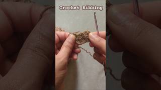 How to crochet ribbing [upl. by Okia]