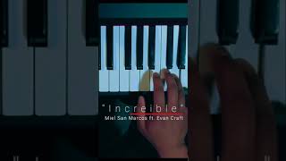 quotIncreíblequot  Miel San Marcos  Evan Craft  Piano Riff [upl. by Kamillah]