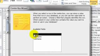 Access 2010 Auto populate fields using a combo box in forms [upl. by Barimah]