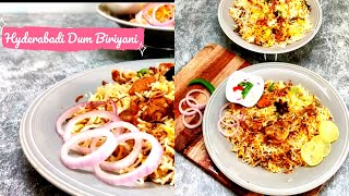 Chicken Dum Biriyani  Hyderabad Biriyani shorts [upl. by Colburn195]