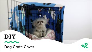 DIY Dog Crate Cover [upl. by Natalina]