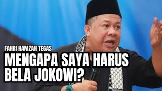 FAHRI HAMZAH MENGAPA SAYA MEMBELA JOKOWI PARA PEMBENCI MULAI MENYADARI jokowi fahrihamzah react [upl. by Rube250]