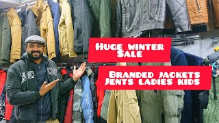 Imported jackets Ki Sale Wholesale jackets Market in faislabad for mens ladies amp kids [upl. by Enylorac]