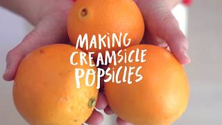 Making Orange Creamsicle Popsicles [upl. by Lowenstein72]