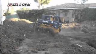 Forza Construction using McLaren OvertheTire Skid Steer Tracks [upl. by Pihc]