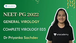 NEET PG  General Virology  Complete Virology E03  Dr Priyanka Sachdev [upl. by Udall]