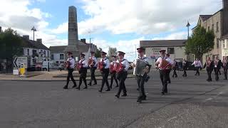 Knockloughrim Accordion Band  Kilrea ABOD Evening Parade 2024 2 [upl. by Ynnatirb961]