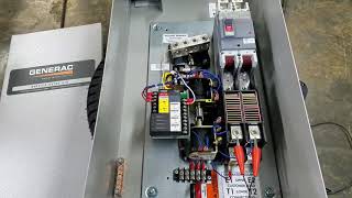 Generac automatic transfer switch explained demo [upl. by Nylorac679]