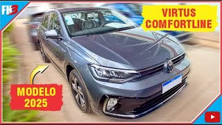 VW VIRTUS COMFORTLINE 200TSI 2025 [upl. by Okeim532]