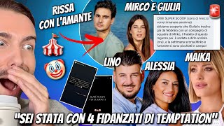 VOLANO STRACCI TRA GLI EX PROTAGONISTI DI TEMPTATION ISLAND  Spillin’ the tea🥤 [upl. by Anatole]