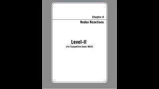 Redox reactions class 11th  Level02  Chemistry  Aakash ebook  chemistry science shorts [upl. by Dream697]