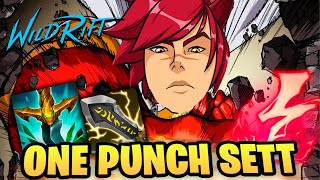 ¡BUILD ONE PUNCH SETT 👊💥  Wild Rift 🤠 [upl. by Hamon]