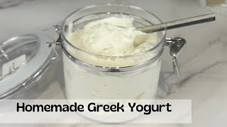 STOP Buying Yogurt Make it yourself instead Homemade Greek Yogurt [upl. by Neehs]