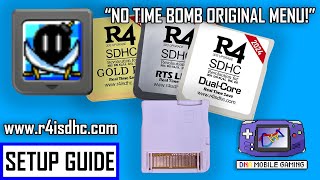 R4SDHC Real Time Save Setup Guide No Time Bomb Original Menu [upl. by Okeim]