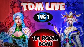 1v1 TDM LIVE  BGMI 1V1 LIVE  BGMI CUSTOM ROOM LIVE  shortsfeed bgmilive tdmlive shortslive [upl. by Ahsatam]