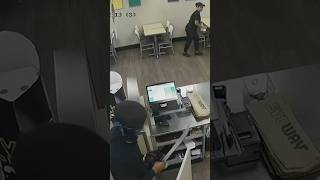 Man armed with machete steals cash register from Subway [upl. by Bili517]