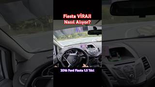 Telefon fırlatan virajda Ford Fiesta performansı sizce nasıl ford fiesta fy shortvideo fyp a [upl. by Ynahpit]