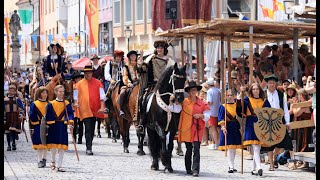 Tänzelfest 2024 in Kaufbeuren  der Umzug live [upl. by Annagroeg]