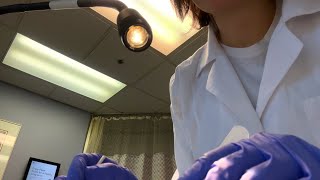 ASMR Full Body Skin Assessment and Sensory Exam Roleplay Real Medical Office Soft Spoken [upl. by Bjorn]