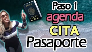 COMO AGENDAR UNA CITA PARA PASAPORTE POR INTERNET 2022  PASO 1 REGISTRATE Y CREA TU CUENTA EN SRE [upl. by Orual992]