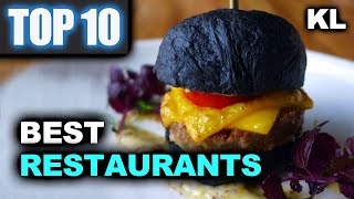 Top 10 best Restaurants in Kuala Lumpur  Where To Eat in KL Malaysia [upl. by Valiant193]