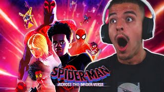 FIRST TIME WATCHING SpiderMan Across the SpiderVerse [upl. by Odelia]