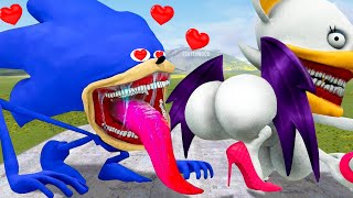 ALL NEW SONIC TAPES LOVE AND SHIN SONIC TAPES in Garrys Mod What are Sonic Tapes and Rouge doing [upl. by Lasko162]